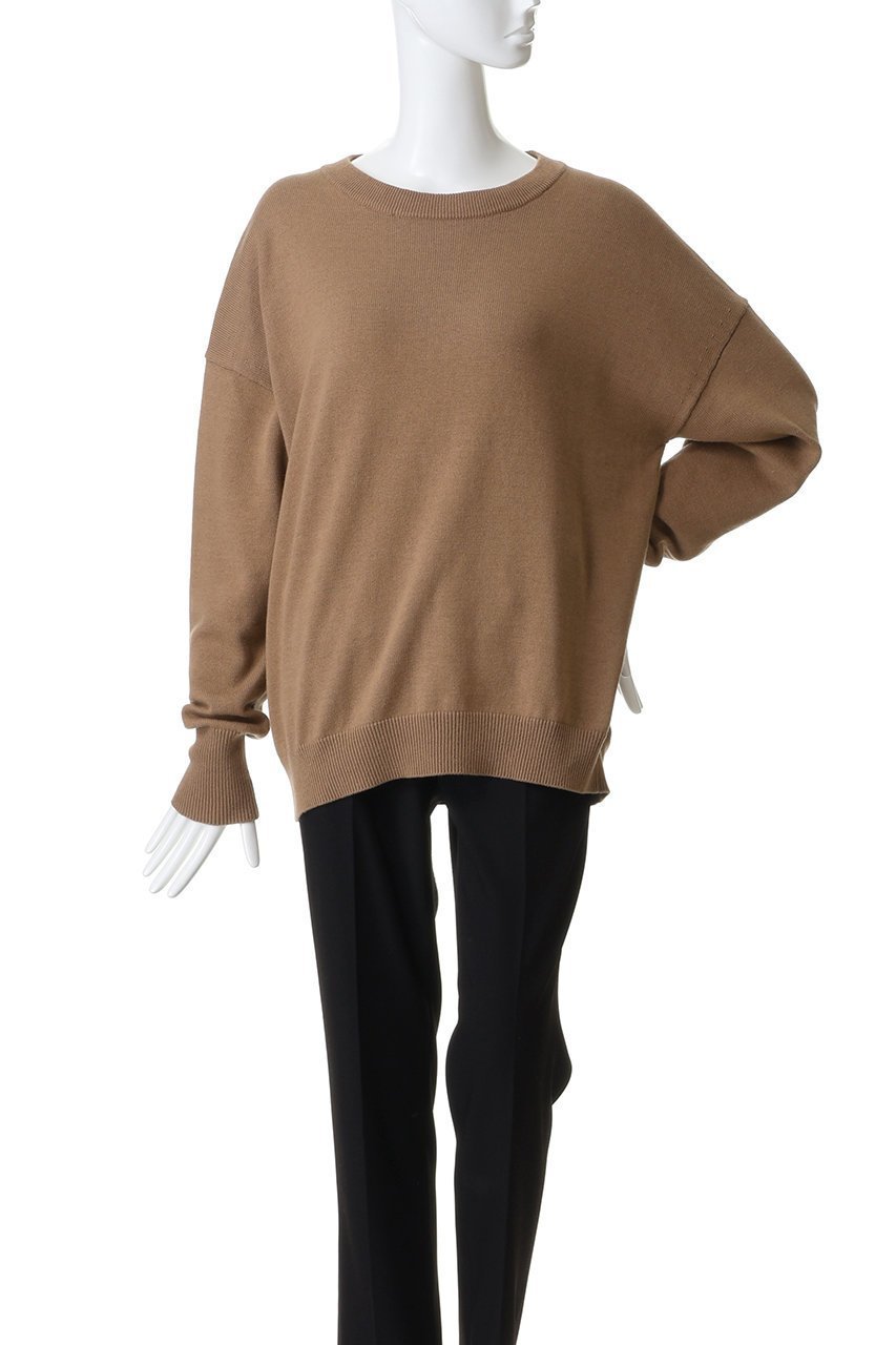 【ハー/HER.】のC/Wクルーネックプルオーバー 人気、トレンドファッション・服の通販 founy(ファニー) 　ファッション　Fashion　レディースファッション　Fashion for Women　トップス・カットソー　Cut & Sew Tops　ニット　Knit Tops & Sweaters　カジュアルプルオーバー・ニットトップス　Pullovers & Knit Tops / Casual Pullovers　2026年　2026　ベーシック　Basic, Essential　エレガント 上品　Elegant　夏　Summer　春　Spring　S/S・春夏　SS, Spring/Summer, Warm Season　other-2|ID: prp329100004831231 ipo3291000000036025564