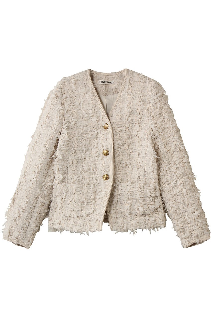 【プランク プロジェクト/PRANK PROJECT】のツイードジャケット インテリア・キッズ・メンズ・レディースファッション・服の通販 founy(ファニー) 　ファッション　Fashion　レディースファッション　Fashion for Women　アウター　Coat / Outerwear Collection　レディースジャケット・軽アウター　Jackets　オケージョン　Occasion Wear　カーディガン　Cardigan, Knitwear　ジャケット　Jacket, Outerwear　ツイード　Twill, Twill Weave　IVR(アイボリー)|ID: prp329100004831233 ipo3291000000035201923