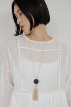 【ガリャルダガランテ/GALLARDAGALANTE】のタッセルコードネックレス 人気、トレンドファッション・服の通販 founy(ファニー) ファッション Fashion レディースファッション Fashion for Women ジュエリー Jewelry ネックレス Necklaces & Pendants 2026年 2026 シンプル Simple, Minimal ネックレス Necklace, Pendant Necklace モチーフ Motif, Design Theme 夏 Summer 春 Spring S/S・春夏 SS, Spring/Summer, Warm Season thumbnail アイボリー|ID: prp329100004831926 ipo3291000000035997504