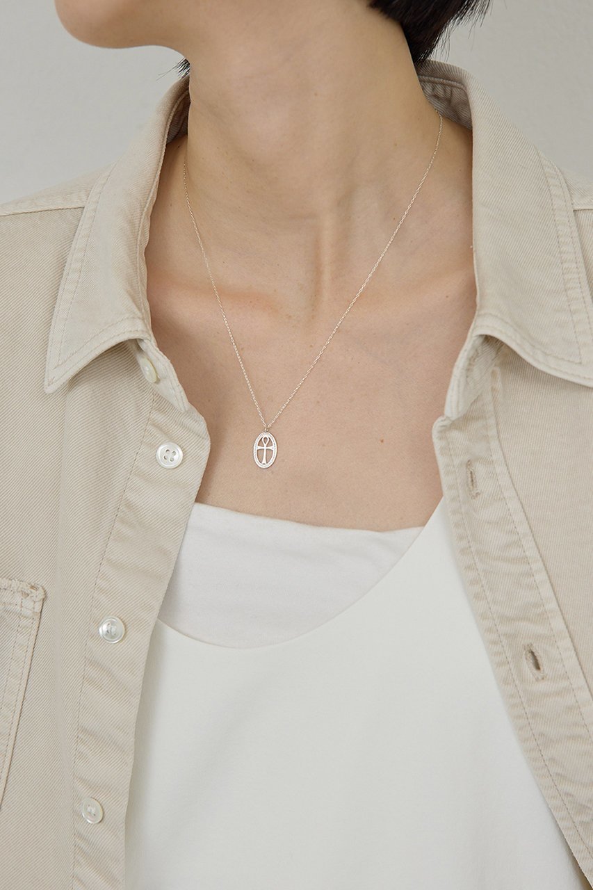 【ガリャルダガランテ/GALLARDAGALANTE】の【Lemme.×2.718】アンクネックレス インテリア・キッズ・メンズ・レディースファッション・服の通販 founy(ファニー) 　ファッション　Fashion　レディースファッション　Fashion for Women　ジュエリー　Jewelry　ネックレス　Necklaces & Pendants　春　Spring　ガラス　Glass, Glassware　シューズ　Shoes, Footwear　ショート　Short, Short Length　シルバー　Silver, Metallic Silver　ジュエリー　Jewelry, Accessories　チョーカー　Tulle, Mesh Fabric　ネックレス　Necklace, Pendant Necklace　冬　Winter / This Winter　S/S・春夏　SS, Spring/Summer, Warm Season　おすすめ　Recommended / Our Picks　夏　Summer　2026年　2026　925シルバー|ID: prp329100004831927 ipo3291000000036161910