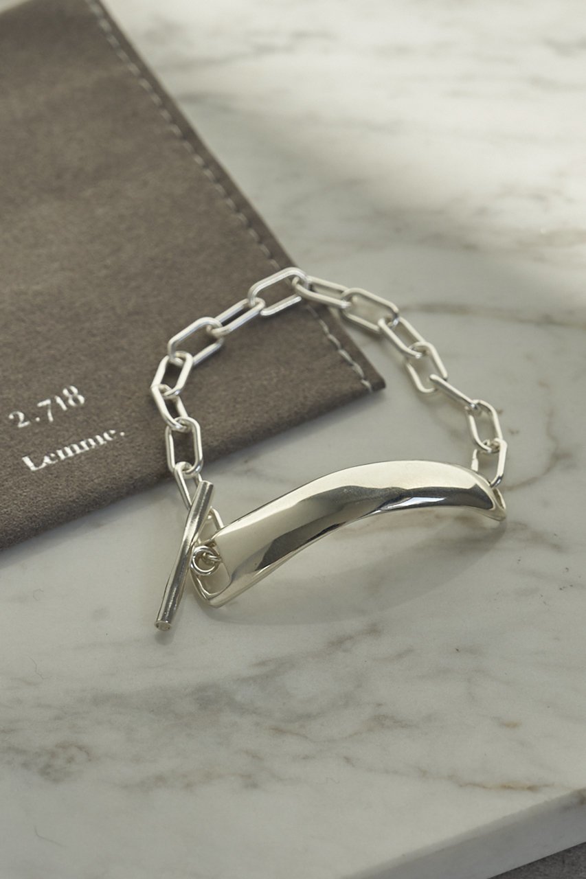 【ガリャルダガランテ/GALLARDAGALANTE】の【Lemme.×2.718】プレートチェーンブレスレット インテリア・キッズ・メンズ・レディースファッション・服の通販 founy(ファニー) 　ファッション　Fashion　レディースファッション　Fashion for Women　ジュエリー　Jewelry　チェーン＆カフブレスレット　Cuff & Chain Bracelets　バングル・カフブレスレット　Bangles & Cuff Bracelets　アクセサリー　Fashion Accessories　春　Spring　ガラス　Glass, Glassware　シューズ　Shoes, Footwear　シルバー　Silver, Metallic Silver　シンプル　Simple, Minimal　ジュエリー　Jewelry, Accessories　チェーン　Chain, Chain Strap　ブレスレット　Bracelet, Wristband　プレート　Plate, Dish　モダン　Modern, Contemporary　S/S・春夏　SS, Spring/Summer, Warm Season　夏　Summer　2026年　2026　925シルバー|ID: prp329100004831928 ipo3291000000036161927
