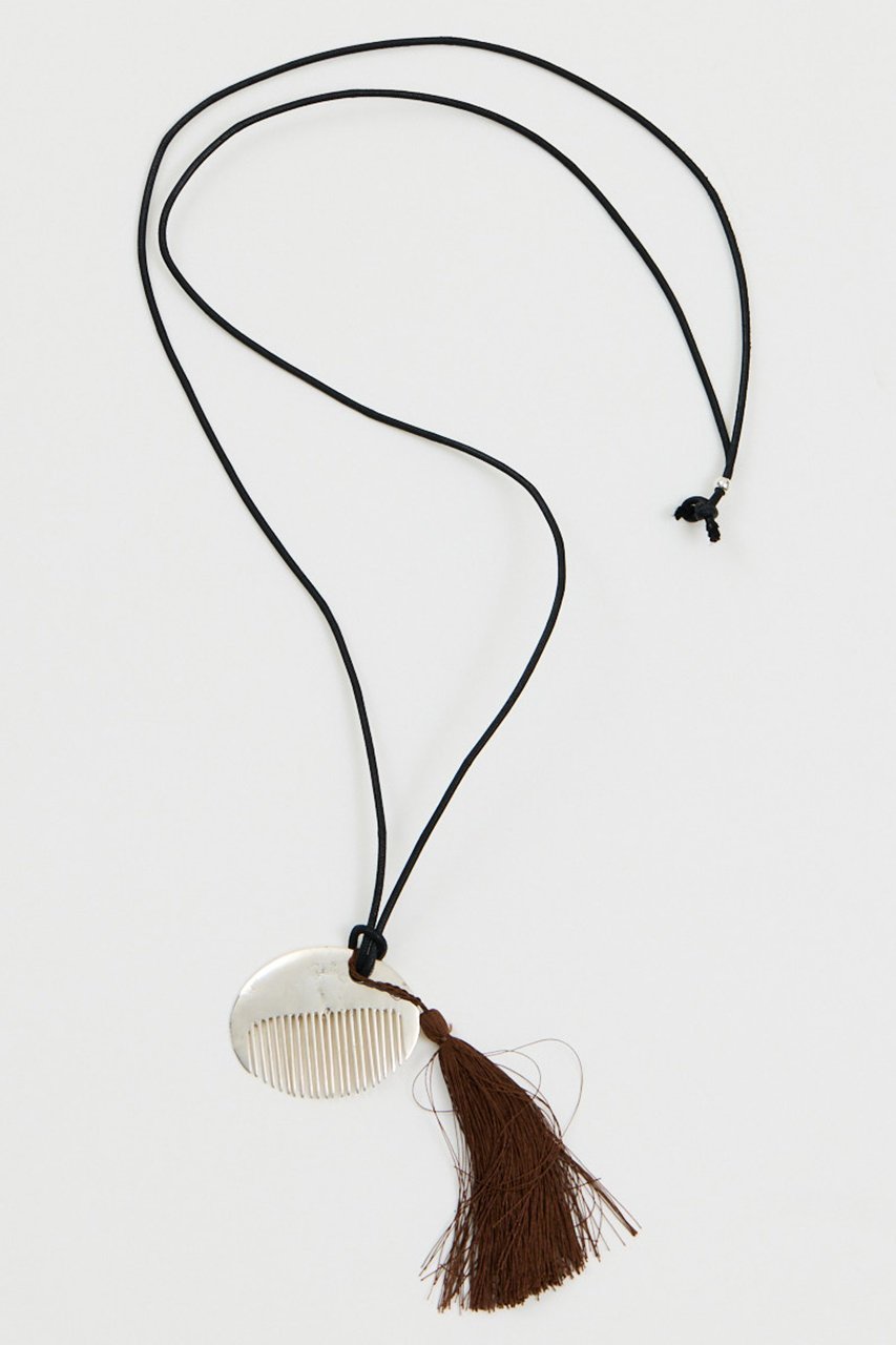 【ガリャルダガランテ/GALLARDAGALANTE】の【Lemme.×2.718】コームネックレス 人気、トレンドファッション・服の通販 founy(ファニー) 　ファッション　Fashion　レディースファッション　Fashion for Women　ジュエリー　Jewelry　ネックレス　Necklaces & Pendants　春　Spring　ガラス　Glass, Glassware　シューズ　Shoes, Footwear　シルク　Silk, 100% Silk　シルバー　Silver, Metallic Silver　ジュエリー　Jewelry, Accessories　タッセル　Tassel, Fringe　ネックレス　Necklace, Pendant Necklace　モチーフ　Motif, Design Theme　S/S・春夏　SS, Spring/Summer, Warm Season　夏　Summer　エレガント 上品　Elegant　2026年　2026　other-4|ID: prp329100004831930 ipo3291000000036161946