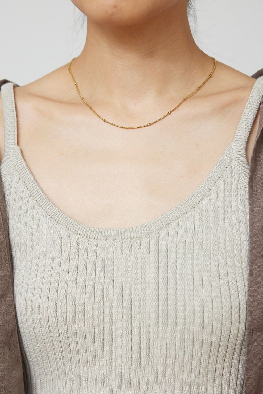 【ガリャルダガランテ/GALLARDAGALANTE】のステンレスドットチェーンネックレス 人気、トレンドファッション・服の通販 founy(ファニー) 　ファッション　Fashion　レディースファッション　Fashion for Women　ジュエリー　Jewelry　ネックレス　Necklaces & Pendants　2026年　2026　オケージョン　Occasion Wear　シンプル　Simple, Minimal　チェーン　Chain, Chain Strap　ドット　Polka Dot, Dot Pattern　ネックレス　Necklace, Pendant Necklace　夏　Summer　春　Spring　S/S・春夏　SS, Spring/Summer, Warm Season　other-4|ID: prp329100004831931 ipo3291000000036161961