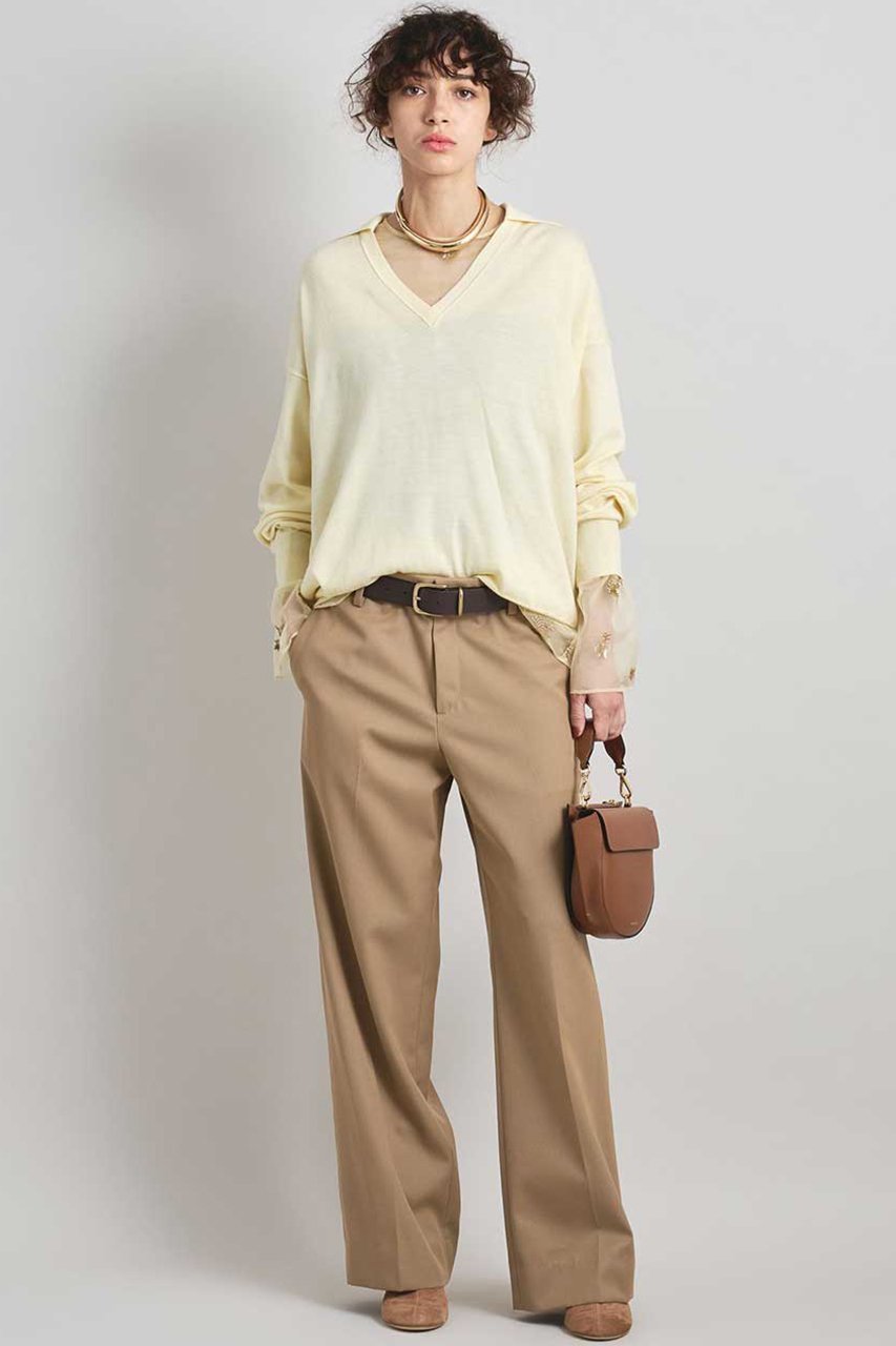 【ブリル/BRILL】のギャバLWストレートパンツ 人気、トレンドファッション・服の通販 founy(ファニー) 　ファッション　Fashion　レディースファッション　Fashion for Women　パンツ　Pants & Trousers　ジャケット　Jacket, Outerwear　ストレート　Straight, Straight Cut　バランス　Balance, Style Balance　ベーシック　Basic, Essential　ミックス　Mix, Mixed Style　再入荷　Restock / Back in Stock　other-4|ID: prp329100004831933 ipo3291000000035183228