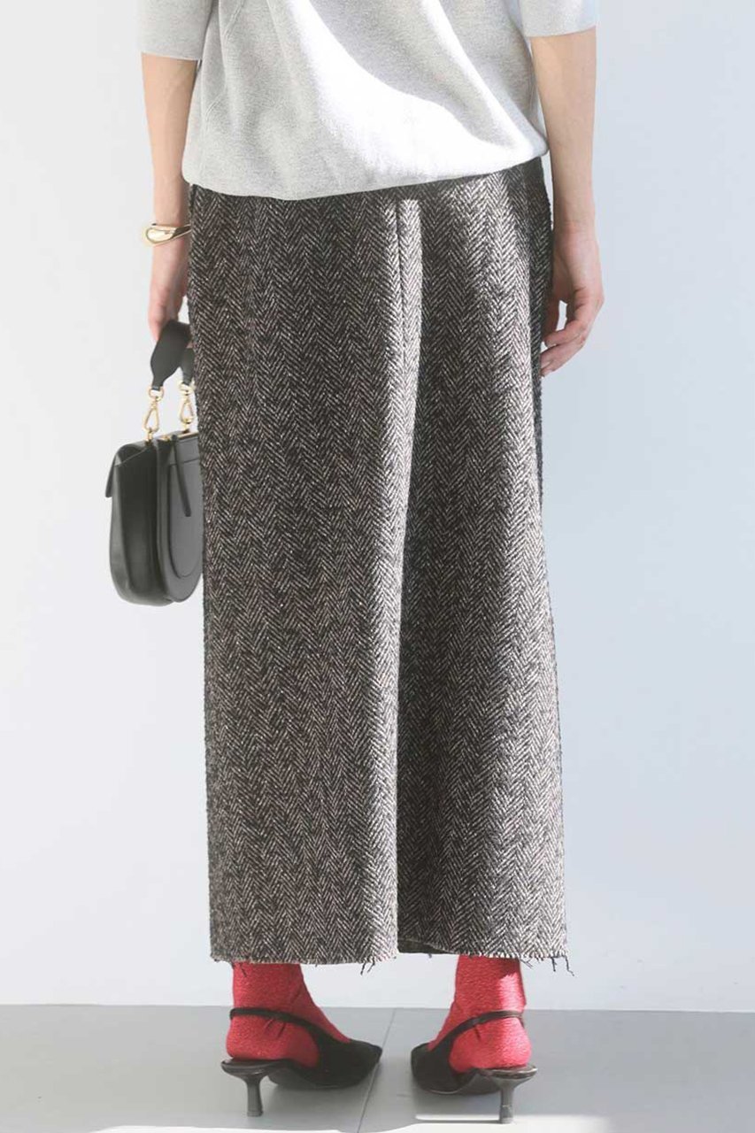 【ブリル/BRILL】のネップへリンボンタックスカート 人気、トレンドファッション・服の通販 founy(ファニー) 　ファッション　Fashion　レディースファッション　Fashion for Women　スカート　Skirts　ロングスカート　Long Skirts / Maxi & Midi Skirts　シンプル　Simple, Minimal　ストレート　Straight, Straight Cut　スリット　Slit, Slit Detail　センター　Center, Center Line　ネップ　Nepp, Slub Yarn　バランス　Balance, Style Balance　ボトム　Bottoms, Lower Wear　ロング　Long, Long-Length　other-3|ID: prp329100004831934 ipo3291000000035696940