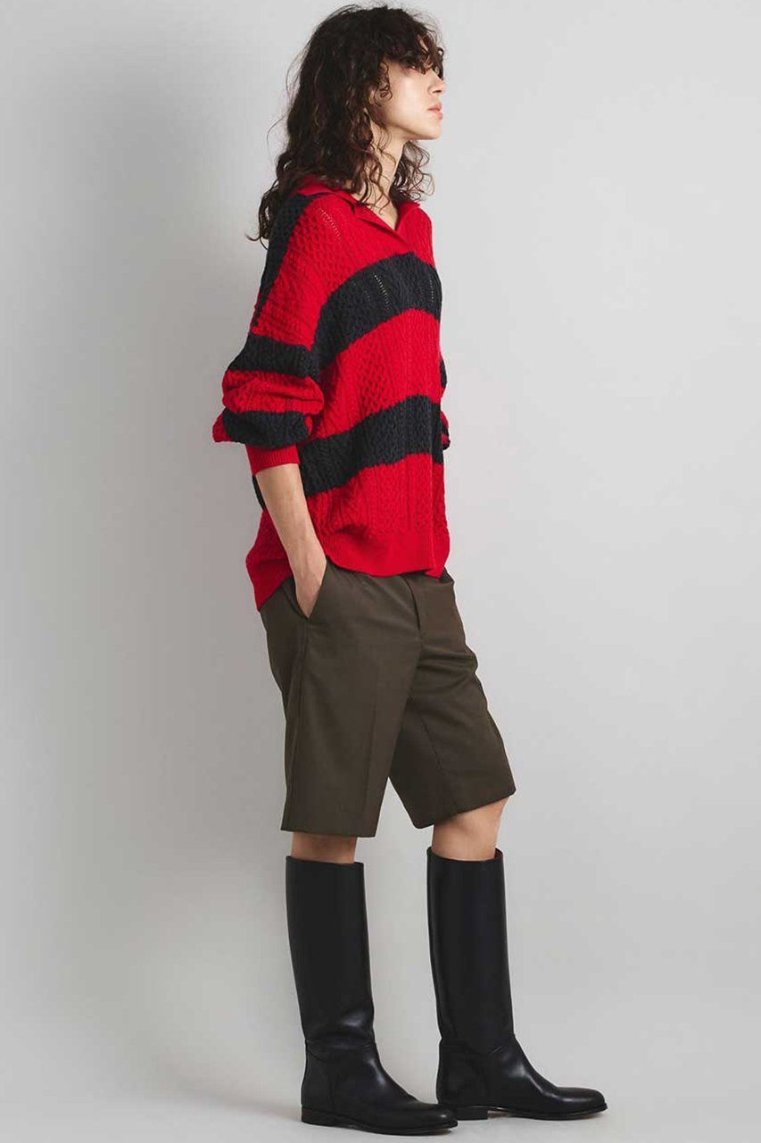 【ブリル/BRILL】のウールツイルショートパンツ 人気、トレンドファッション・服の通販 founy(ファニー) 　ファッション　Fashion　レディースファッション　Fashion for Women　パンツ　Pants & Trousers　ショートパンツ・ハーフパンツ　High-Waisted & Relaxed Shorts　おすすめ　Recommended / Our Picks　ショート　Short, Short Length　ストレッチ　Stretch, Stretchy Fabric　ツイル　Twist, Twisted Detail　ハーフ　Half, Half-Length　バランス　Balance, Style Balance　ロング　Long, Long-Length　再入荷　Restock / Back in Stock　other-5|ID: prp329100004831937 ipo3291000000035183257