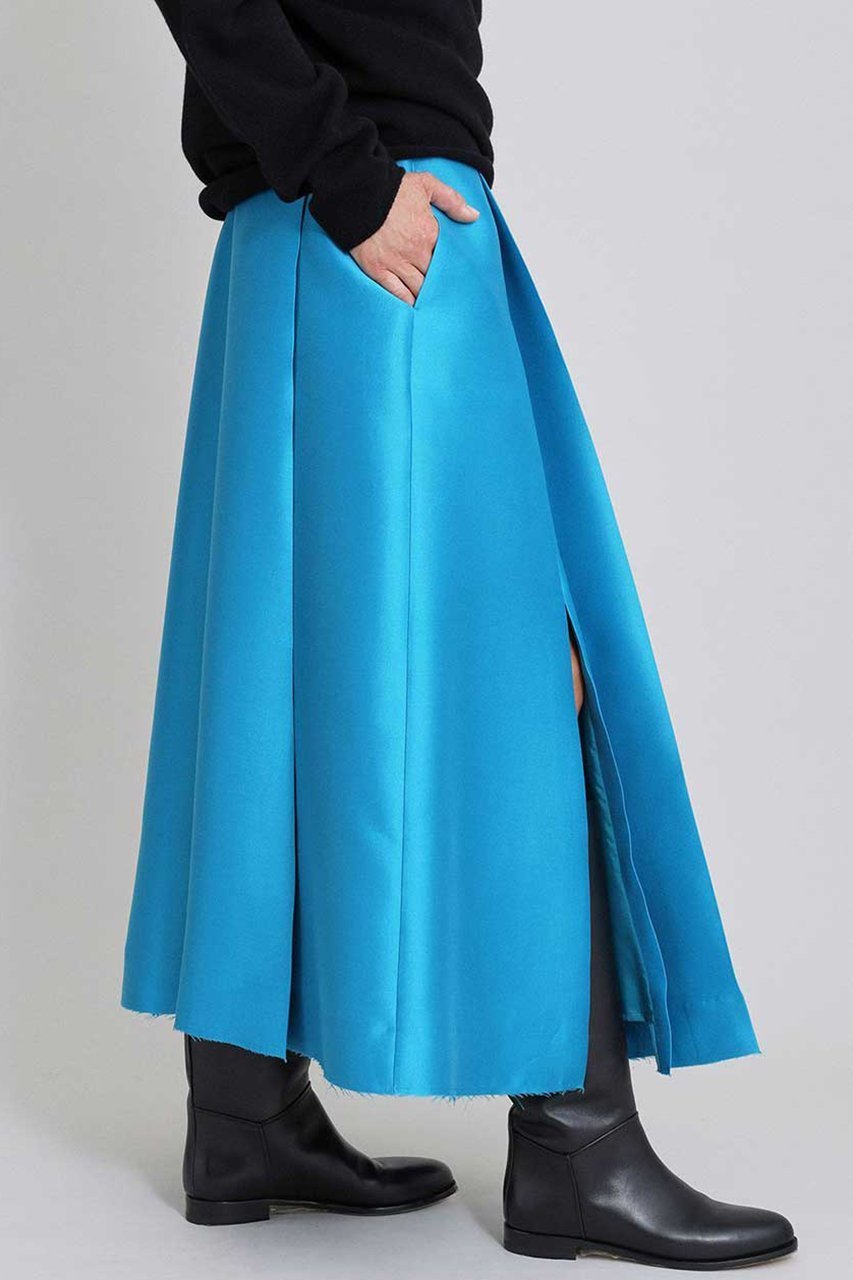 【ブリル/BRILL】のダブルクロスフレアスカート 人気、トレンドファッション・服の通販 founy(ファニー) 　ファッション　Fashion　レディースファッション　Fashion for Women　スカート　Skirts　Aライン・フレアスカート　A-Line & Flared Skirts　ロングスカート　Long Skirts / Maxi & Midi Skirts　スリット　Slit, Slit Detail　ダブル　Double, Double-Breasted　ロング　Long, Long-Length　エレガント 上品　Elegant　再入荷　Restock / Back in Stock　other-3|ID: prp329100004831938 ipo3291000000035183264