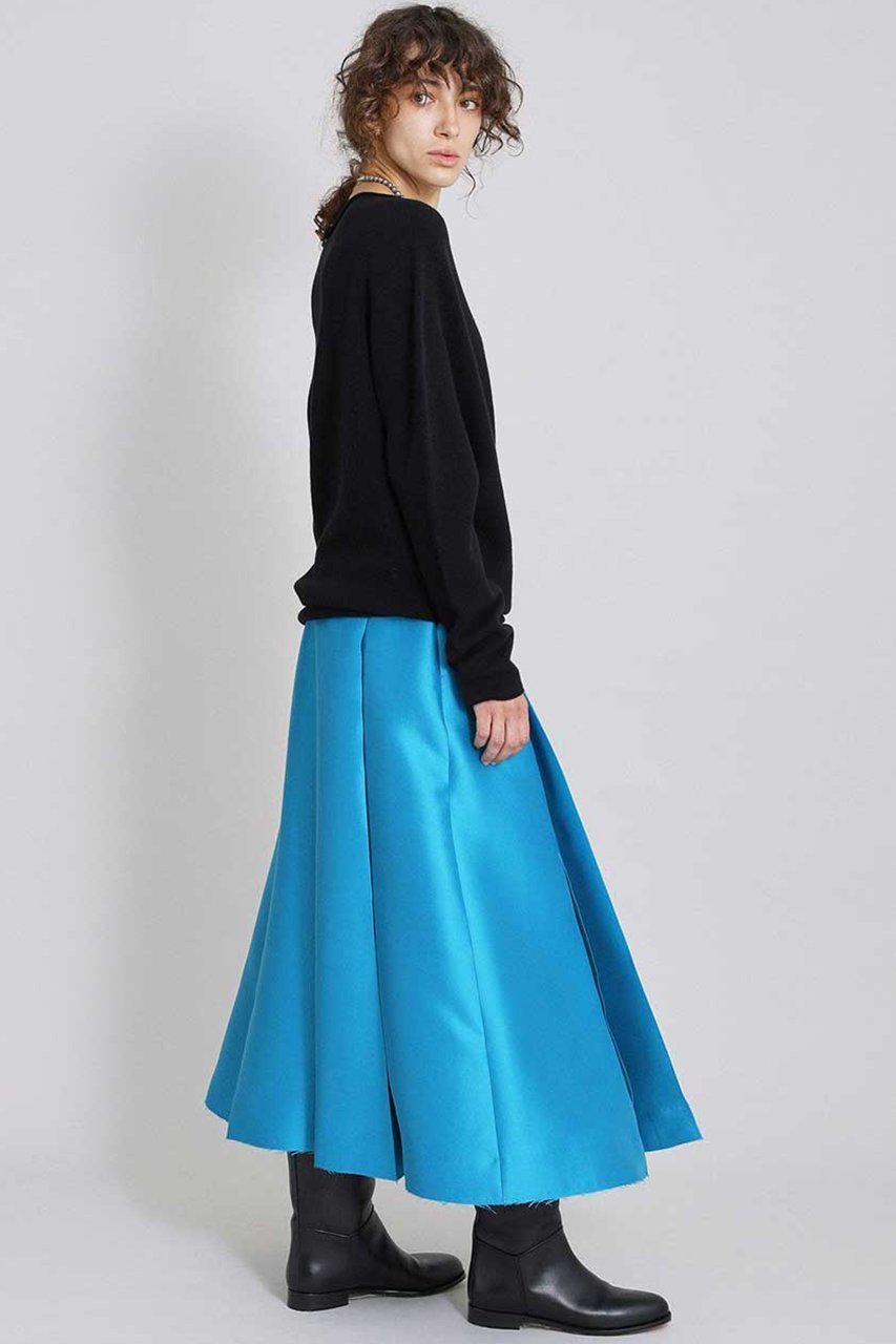 【ブリル/BRILL】のダブルクロスフレアスカート 人気、トレンドファッション・服の通販 founy(ファニー) 　ファッション　Fashion　レディースファッション　Fashion for Women　スカート　Skirts　Aライン・フレアスカート　A-Line & Flared Skirts　ロングスカート　Long Skirts / Maxi & Midi Skirts　スリット　Slit, Slit Detail　ダブル　Double, Double-Breasted　ロング　Long, Long-Length　エレガント 上品　Elegant　other-6|ID: prp329100004831938 ipo3291000000035997563