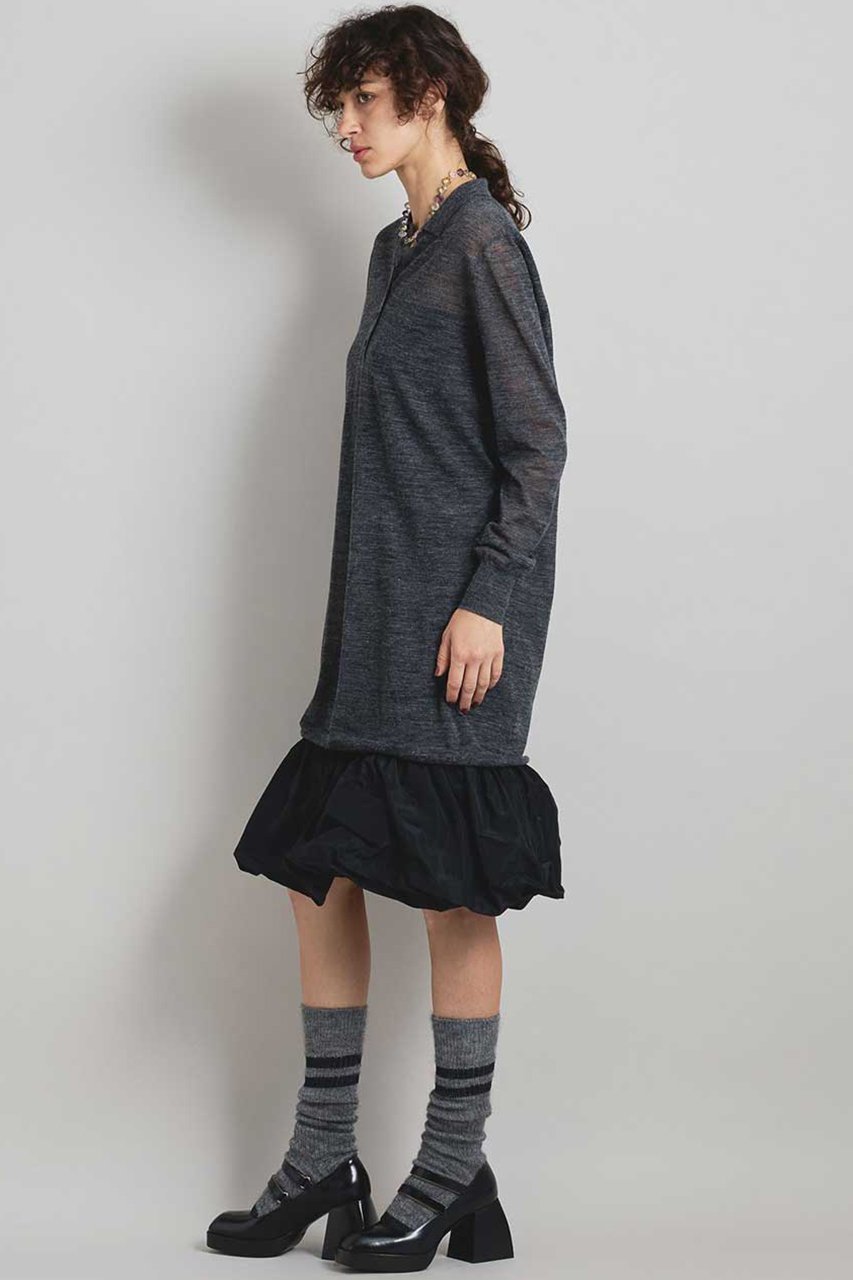 【ブリル/BRILL】のシアーポロロングプルオーバー 人気、トレンドファッション・服の通販 founy(ファニー) 　ファッション　Fashion　レディースファッション　Fashion for Women　トップス・カットソー　Cut & Sew Tops　ニット　Knit Tops & Sweaters　カジュアルプルオーバー・ニットトップス　Pullovers & Knit Tops / Casual Pullovers　シアー　Sheer, See-Through　ロング　Long, Long-Length　再入荷　Restock / Back in Stock　other-6|ID: prp329100004831939 ipo3291000000035183276