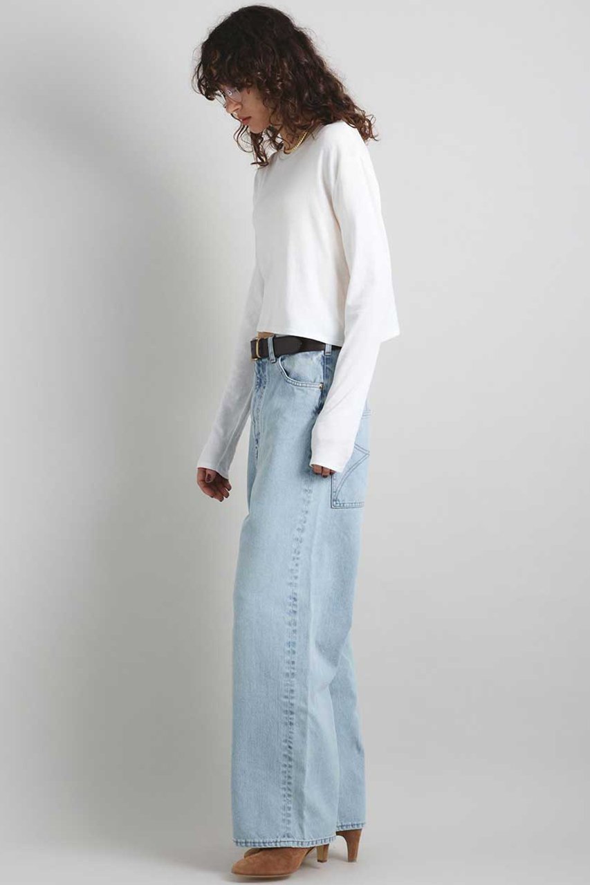 【ブリル/BRILL】のダーツフレアデニムパンツ 人気、トレンドファッション・服の通販 founy(ファニー) 　ファッション　Fashion　レディースファッション　Fashion for Women　パンツ　Pants & Trousers　デニムパンツ・ジーンズ・美脚デニム　Denim Jeans & Pants　ストレッチ　Stretch, Stretchy Fabric　ストレート　Straight, Straight Cut　デニム　Denim, Jeans Material　フィット　Fit, Slim Fit　ヴィンテージ　Vintage Style　other-5|ID: prp329100004831941 ipo3291000000035526435