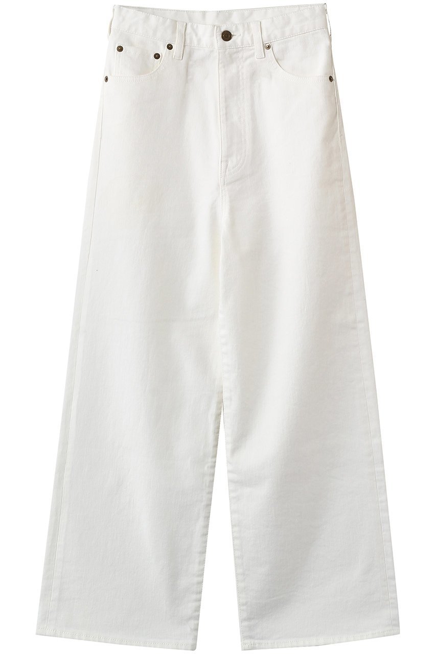 【ブリル/BRILL】のダーツフレアデニムパンツ インテリア・キッズ・メンズ・レディースファッション・服の通販 founy(ファニー) 　ファッション　Fashion　レディースファッション　Fashion for Women　パンツ　Pants & Trousers　デニムパンツ・ジーンズ・美脚デニム　Denim Jeans & Pants　ストレッチ　Stretch, Stretchy Fabric　ストレート　Straight, Straight Cut　デニム　Denim, Jeans Material　フィット　Fit, Slim Fit　ヴィンテージ　Vintage Style　ホワイト|ID: prp329100004831941 ipo3291000000035577076