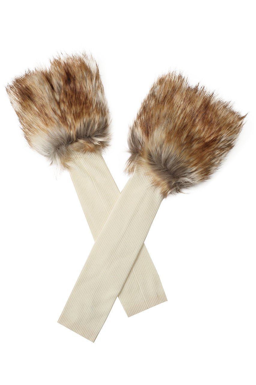 【ブリル/BRILL】のHIZUME インテリア・キッズ・メンズ・レディースファッション・服の通販 founy(ファニー) 　ファッション　Fashion　レディースファッション　Fashion for Women　なめらか　Smooth, Silky Texture　アクセサリー　Fashion Accessories　カフス　Cuff Design　フェイクファー　Faux Fur, Imitation Fur　ロング　Long, Long-Length　冬　Winter / This Winter　オフホワイト|ID: prp329100004831944 ipo3291000000035291147