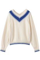 【アルアバイル/allureville】のコットンチルデンニット 人気、トレンドファッション・服の通販 founy(ファニー) ファッション Fashion レディースファッション Fashion for Women トップス・カットソー Cut & Sew Tops ニット Knit Tops & Sweaters カジュアルプルオーバー・ニットトップス Pullovers & Knit Tops / Casual Pullovers 2026年 2026 コンパクト Compact, Small Size 夏 Summer 春 Spring S/S・春夏 SS, Spring/Summer, Warm Season thumbnail ブルー|ID: prp329100004831948 ipo3291000000036093228