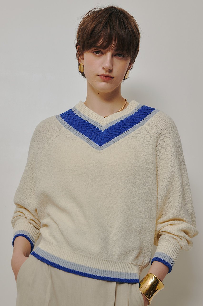 【アルアバイル/allureville】のコットンチルデンニット 人気、トレンドファッション・服の通販 founy(ファニー) ファッション Fashion レディースファッション Fashion for Women トップス・カットソー Cut & Sew Tops ニット Knit Tops & Sweaters カジュアルプルオーバー・ニットトップス Pullovers & Knit Tops / Casual Pullovers コンパクト Compact, Small Size 再入荷 Restock / Back in Stock other-7|ID: prp329100004831948 ipo3291000000036930446