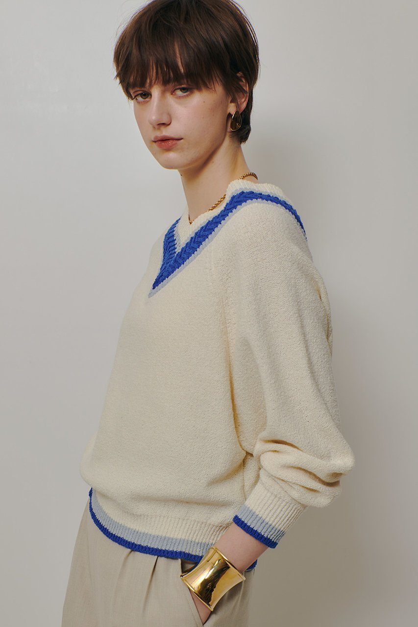 【アルアバイル/allureville】のコットンチルデンニット 人気、トレンドファッション・服の通販 founy(ファニー) ファッション Fashion レディースファッション Fashion for Women トップス・カットソー Cut & Sew Tops ニット Knit Tops & Sweaters カジュアルプルオーバー・ニットトップス Pullovers & Knit Tops / Casual Pullovers コンパクト Compact, Small Size 再入荷 Restock / Back in Stock other-8|ID: prp329100004831948 ipo3291000000036930448