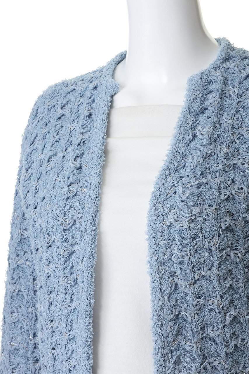 【マルティニーク/martinique】のツィーディーニットカーディガン 人気、トレンドファッション・服の通販 founy(ファニー) 　ファッション　Fashion　レディースファッション　Fashion for Women　トップス・カットソー　Cut & Sew Tops　ニット　Knit Tops & Sweaters　カーディガン・羽織り　Layered Style Cardigans　カーディガン　Cardigan, Knitwear　コンパクト　Compact, Small Size　ショート　Short, Short Length　ツイード　Twill, Twill Weave　デニム　Denim, Jeans Material　トレンド　Trend, Trending Now　フェミニン　Feminine, Girly　ボトム　Bottoms, Lower Wear　ワイド　Wide, Wide Fit　新作・新入荷　New Arrivals / New In　other-5|ID: prp329100004831951 ipo3291000000035183350