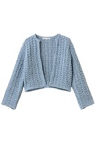 【マルティニーク/martinique】のツィーディーニットカーディガン 人気、トレンドファッション・服の通販 founy(ファニー) ファッション Fashion レディースファッション Fashion for Women トップス・カットソー Cut & Sew Tops ニット Knit Tops & Sweaters カーディガン・羽織り Layered Style Cardigans カーディガン Cardigan, Knitwear コンパクト Compact, Small Size ショート Short, Short Length ツイード Twill, Twill Weave デニム Denim, Jeans Material トレンド Trend, Trending Now フェミニン Feminine, Girly ボトム Bottoms, Lower Wear ワイド Wide, Wide Fit thumbnail サックス|ID: prp329100004831951 ipo3291000000036780581