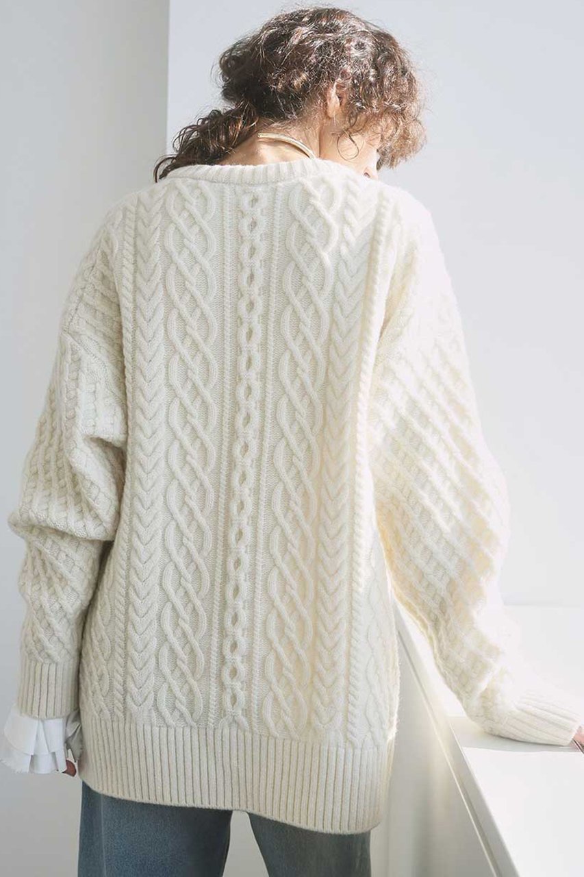 【ブリル/BRILL】のアランチュニックプルオーバー 人気、トレンドファッション・服の通販 founy(ファニー) ファッション Fashion レディースファッション Fashion for Women トップス・カットソー Cut & Sew Tops ニット Knit Tops & Sweaters カジュアルプルオーバー・ニットトップス Pullovers & Knit Tops / Casual Pullovers チュニック Tunic, Long Top デニム Denim, Jeans Material バランス Balance, Style Balance レギンス Leggings, Stretch Pants 再入荷 Restock / Back in Stock other-3|ID: prp329100004831956 ipo3291000000035183379