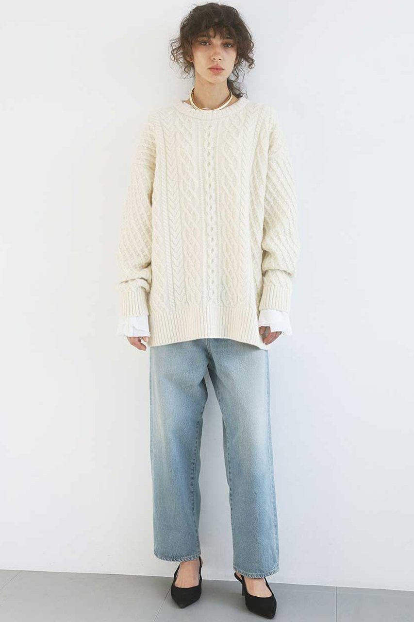 【ブリル/BRILL】のアランチュニックプルオーバー 人気、トレンドファッション・服の通販 founy(ファニー) ファッション Fashion レディースファッション Fashion for Women トップス・カットソー Cut & Sew Tops ニット Knit Tops & Sweaters カジュアルプルオーバー・ニットトップス Pullovers & Knit Tops / Casual Pullovers チュニック Tunic, Long Top デニム Denim, Jeans Material バランス Balance, Style Balance レギンス Leggings, Stretch Pants 再入荷 Restock / Back in Stock other-4|ID: prp329100004831956 ipo3291000000035183380