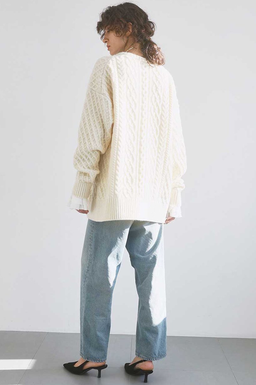 【ブリル/BRILL】のアランチュニックプルオーバー 人気、トレンドファッション・服の通販 founy(ファニー) 　ファッション　Fashion　レディースファッション　Fashion for Women　トップス・カットソー　Cut & Sew Tops　ニット　Knit Tops & Sweaters　カジュアルプルオーバー・ニットトップス　Pullovers & Knit Tops / Casual Pullovers　チュニック　Tunic, Long Top　デニム　Denim, Jeans Material　バランス　Balance, Style Balance　レギンス　Leggings, Stretch Pants　other-6|ID: prp329100004831956 ipo3291000000036162016