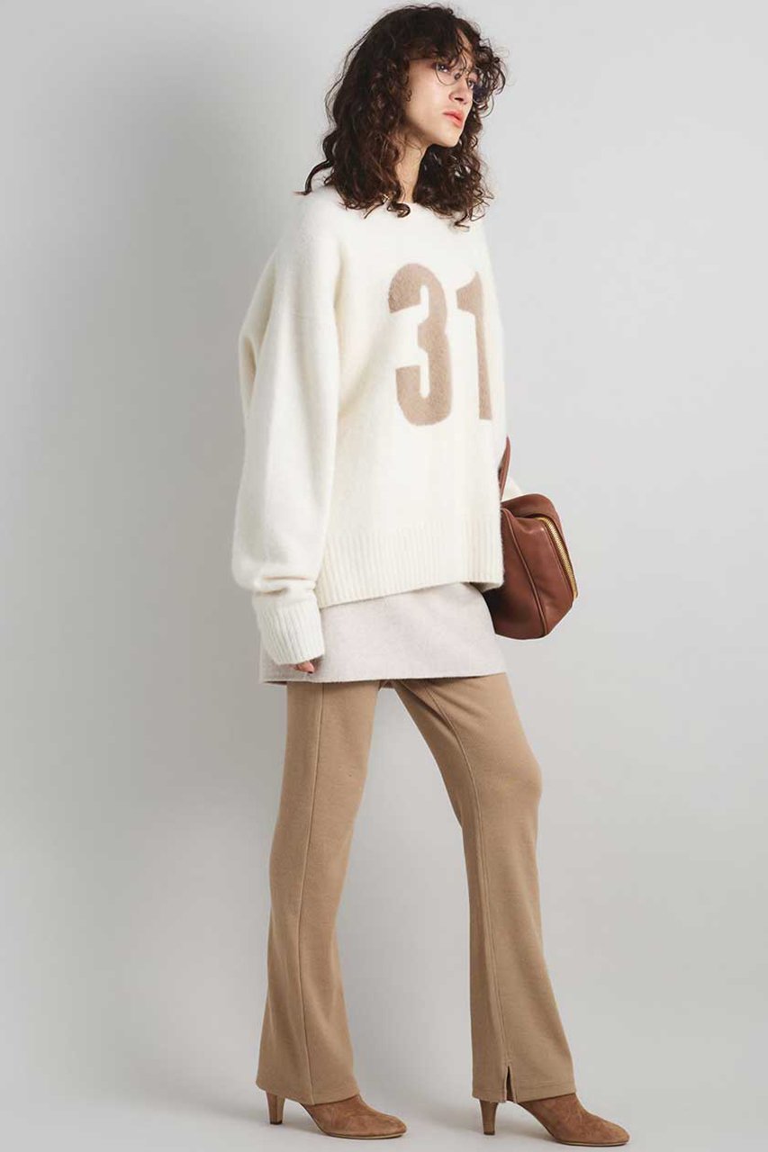 【ブリル/BRILL】の【raspail】カットリブパンツ 人気、トレンドファッション・服の通販 founy(ファニー) 　ファッション　Fashion　レディースファッション　Fashion for Women　パンツ　Pants & Trousers　コレクション　Collection, Seasonal Line　シューズ　Shoes, Footwear　スリット　Slit, Slit Detail　フラット　Flat, Flat Shoes　ベーシック　Basic, Essential　モダン　Modern, Contemporary　再入荷　Restock / Back in Stock　other-5|ID: prp329100004831971 ipo3291000000035183477