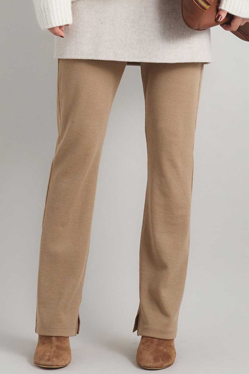 【ブリル/BRILL】の【raspail】カットリブパンツ 人気、トレンドファッション・服の通販 founy(ファニー) 　ファッション　Fashion　レディースファッション　Fashion for Women　パンツ　Pants & Trousers　コレクション　Collection, Seasonal Line　シューズ　Shoes, Footwear　スリット　Slit, Slit Detail　フラット　Flat, Flat Shoes　ベーシック　Basic, Essential　モダン　Modern, Contemporary　other-2|ID: prp329100004831971 ipo3291000000035883303