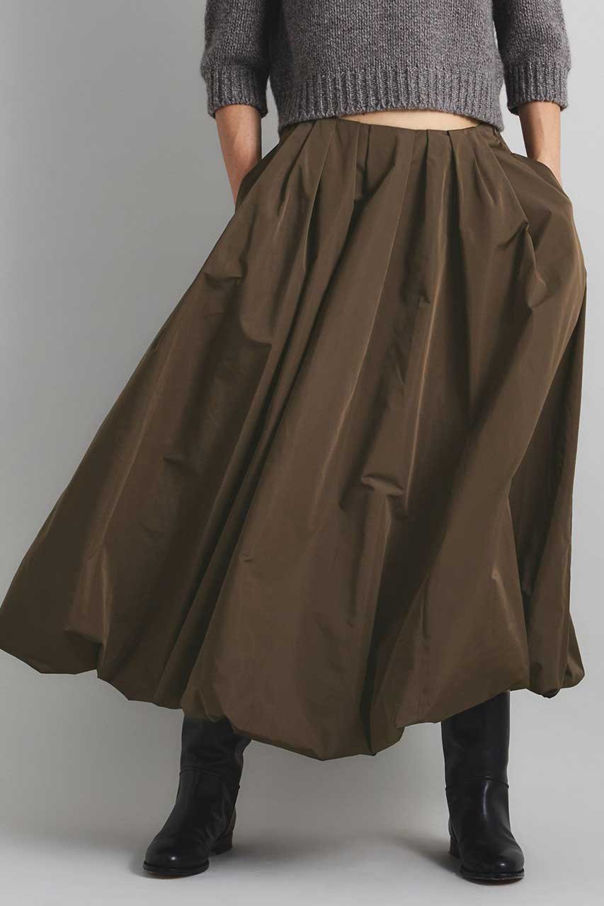 【ブリル/BRILL】のタフタバルーンスカート 人気、トレンドファッション・服の通販 founy(ファニー) ファッション Fashion レディースファッション Fashion for Women スカート Skirts ロングスカート Long Skirts / Maxi & Midi Skirts シルク Silk, 100% Silk シンプル Simple, Minimal タフタ Taffeta, Structured Fabric バランス Balance, Style Balance バルーン Balloon, Balloon Silhouette ロング Long, Long-Length other-2|ID: prp329100004831975 ipo3291000000035526504