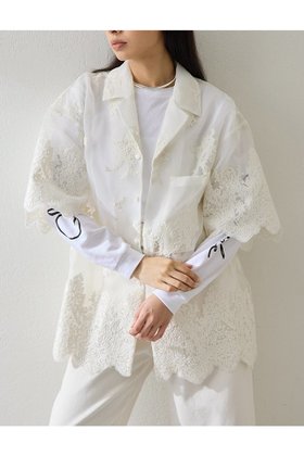 【ウィムガゼット/Whim Gazette】のオーガンジーレースシャツ 人気、トレンドファッション・服の通販 founy(ファニー) ファッション Fashion レディースファッション Fashion for Women トップス・カットソー Cut & Sew Tops シャツ・ブラウス・オフィスカジュアル Elegant Blouses & Button-Ups 2026年 2026 おすすめ Recommended / Our Picks オーガンジー Organza Fabric シアー Sheer, See-Through ショート Short, Short Length スリーブ Sleeve, Long Sleeve / Short Sleeve バランス Balance, Style Balance リアル Real, Realistic レース Lace, Lace Fabric 別注 Limited Edition, Custom Order 半袖 Short Sleeve, Half Sleeve 夏 Summer 春 Spring S/S・春夏 SS, Spring/Summer, Warm Season |ID:prp329100004831985