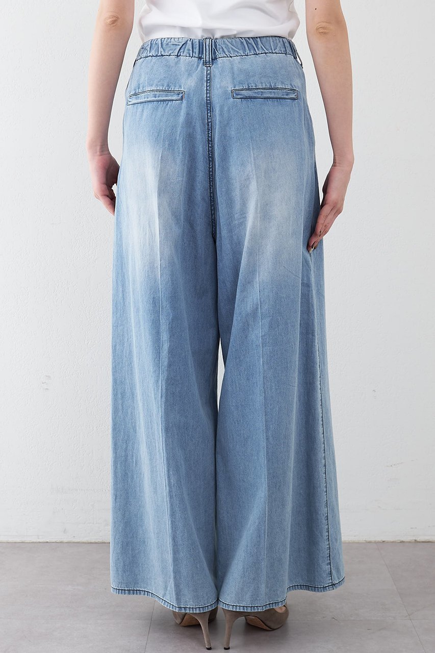 【ウィムガゼット/Whim Gazette】のライトオンスデニムパンツ 人気、トレンドファッション・服の通販 founy(ファニー) 　ファッション　Fashion　レディースファッション　Fashion for Women　パンツ　Pants & Trousers　デニムパンツ・ジーンズ・美脚デニム　Denim Jeans & Pants　春　Spring　ケミカル　Chemical, Chemical Wash　デニム　Denim, Jeans Material　パウダー　Powder, Soft Tone　フロント　Front, Front Design　ブリーチ　Bleach, Washed Finish　ユーズド　Used, Vintage-Look　リラックス　Relax, Relaxed Fit　ワイド　Wide, Wide Fit　S/S・春夏　SS, Spring/Summer, Warm Season　おすすめ　Recommended / Our Picks　夏　Summer　2026年　2026　other-8|ID: prp329100004831987 ipo3291000000035183609