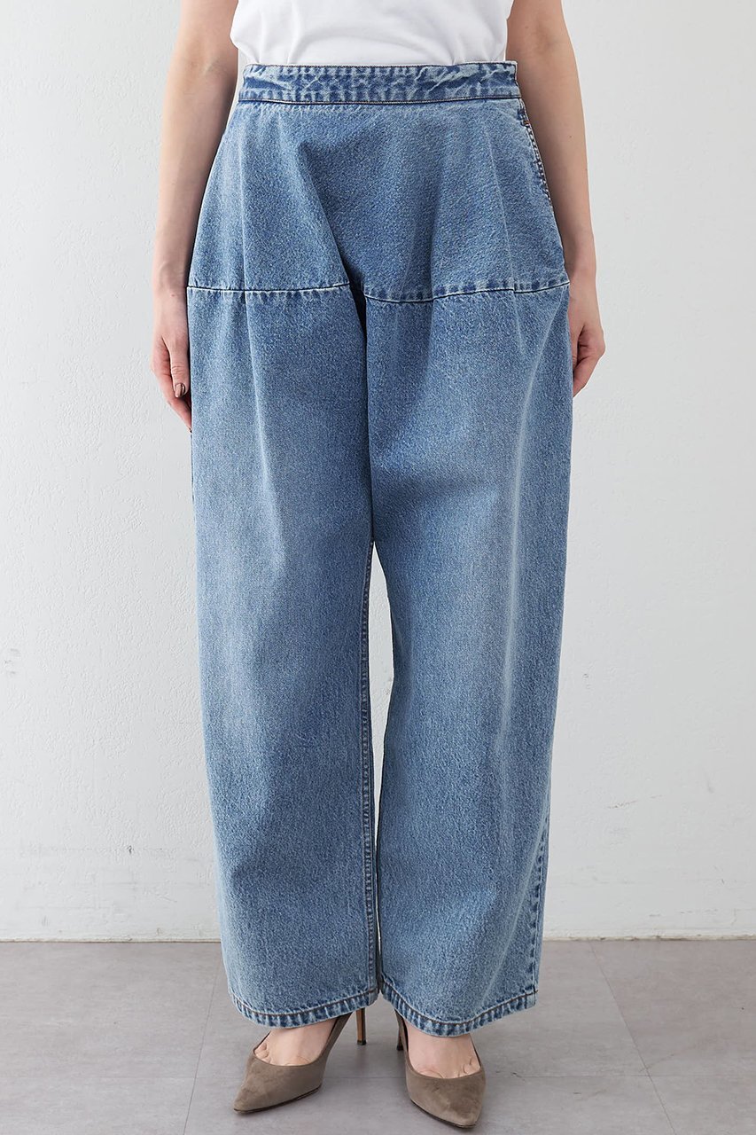 【ウィムガゼット/Whim Gazette】のバレルデニムパンツ 人気、トレンドファッション・服の通販 founy(ファニー) 　ファッション　Fashion　レディースファッション　Fashion for Women　パンツ　Pants & Trousers　デニムパンツ・ジーンズ・美脚デニム　Denim Jeans & Pants　スニーカー　Sneakers, Trainers　デニム　Denim, Jeans Material　バランス　Balance, Style Balance　リラックス　Relax, Relaxed Fit　ルーズ　Loose, Oversized　other-6|ID: prp329100004831988 ipo3291000000036836833