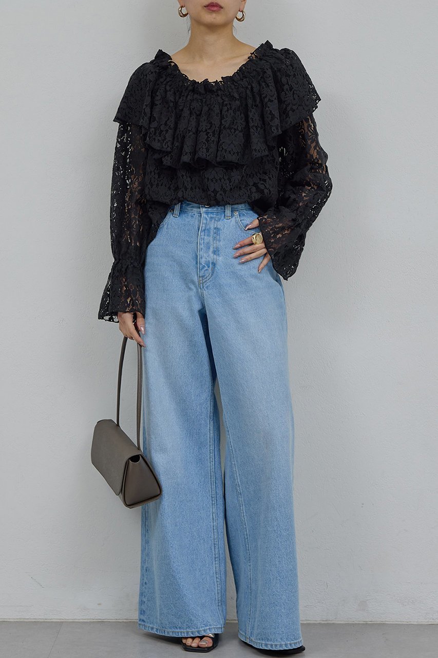 【ガリャルダガランテ/GALLARDAGALANTE】のオフショルレースブラウス 人気、トレンドファッション・服の通販 founy(ファニー) 　ファッション　Fashion　レディースファッション　Fashion for Women　トップス・カットソー　Cut & Sew Tops　シャツ・ブラウス・オフィスカジュアル　Elegant Blouses & Button-Ups　2026年　2026　スリーブ　Sleeve, Long Sleeve / Short Sleeve　フェミニン　Feminine, Girly　レース　Lace, Lace Fabric　ロング　Long, Long-Length　エレガント 上品　Elegant　夏　Summer　春　Spring　S/S・春夏　SS, Spring/Summer, Warm Season　other-2|ID: prp329100004831991 ipo3291000000035183642