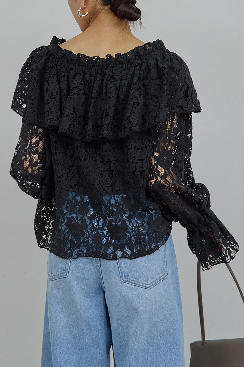 【ガリャルダガランテ/GALLARDAGALANTE】のオフショルレースブラウス 人気、トレンドファッション・服の通販 founy(ファニー) 　ファッション　Fashion　レディースファッション　Fashion for Women　トップス・カットソー　Cut & Sew Tops　シャツ・ブラウス・オフィスカジュアル　Elegant Blouses & Button-Ups　2026年　2026　スリーブ　Sleeve, Long Sleeve / Short Sleeve　フェミニン　Feminine, Girly　レース　Lace, Lace Fabric　ロング　Long, Long-Length　エレガント 上品　Elegant　夏　Summer　春　Spring　S/S・春夏　SS, Spring/Summer, Warm Season　other-7|ID: prp329100004831991 ipo3291000000035183647