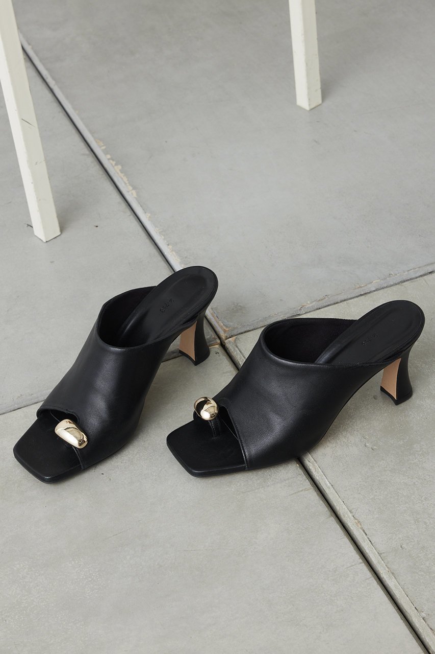 【ガリャルダガランテ/GALLARDAGALANTE】の【2.718】サムリングミュール インテリア・キッズ・メンズ・レディースファッション・服の通販 founy(ファニー) ファッション Fashion レディースファッション Fashion for Women 2026年 2026 サンダル Sandals, Summer Shoes フレンチ French, French Style モチーフ Motif, Design Theme エレガント 上品 Elegant 夏 Summer 春 Spring S/S・春夏 SS, Spring/Summer, Warm Season ブラック|ID: prp329100004831997 ipo3291000000036162253