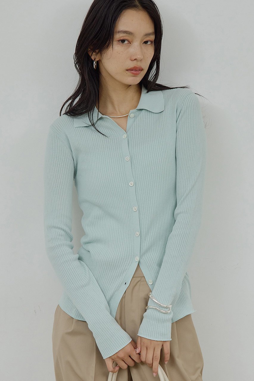 【ガリャルダガランテ/GALLARDAGALANTE】のポロリブニット 人気、トレンドファッション・服の通販 founy(ファニー) ファッション Fashion レディースファッション Fashion for Women トップス・カットソー Cut & Sew Tops ニット Knit Tops & Sweaters カーディガン・羽織り Layered Style Cardigans 2026年 2026 カーディガン Cardigan, Knitwear 夏 Summer 春 Spring S/S・春夏 SS, Spring/Summer, Warm Season other-5|ID: prp329100004831999 ipo3291000000035944603