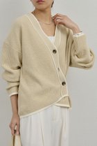 【ガリャルダガランテ/GALLARDAGALANTE】のツイーディカーディガン 人気、トレンドファッション・服の通販 founy(ファニー) ファッション Fashion レディースファッション Fashion for Women トップス・カットソー Cut & Sew Tops ニット Knit Tops & Sweaters カーディガン・羽織り Layered Style Cardigans 2026年 2026 カーディガン Cardigan, Knitwear ジャケット Jacket, Outerwear ツイード Twill, Twill Weave デニム Denim, Jeans Material 夏 Summer 春 Spring S/S・春夏 SS, Spring/Summer, Warm Season thumbnail ベージュ|ID: prp329100004832003 ipo3291000000035944608