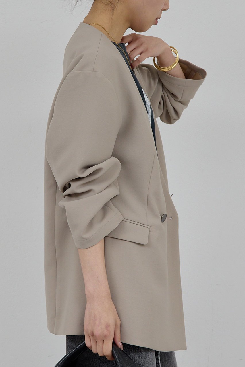 【ガリャルダガランテ/GALLARDAGALANTE】のジャージーノーカラージャケット 人気、トレンドファッション・服の通販 founy(ファニー) ファッション Fashion レディースファッション Fashion for Women アウター Coat / Outerwear Collection レディースジャケット・軽アウター Jackets ノーカラージャケット / シンプル上品コーデ Collarless Jackets 2026年 2026 インナー Innerwear カーディガン Cardigan, Knitwear ジャケット Jacket, Outerwear エレガント 上品 Elegant 夏 Summer 旅行 Travel 春 Spring S/S・春夏 SS, Spring/Summer, Warm Season 軽量 Lightweight, Ultra Light other-6|ID: prp329100004832004 ipo3291000000035183761