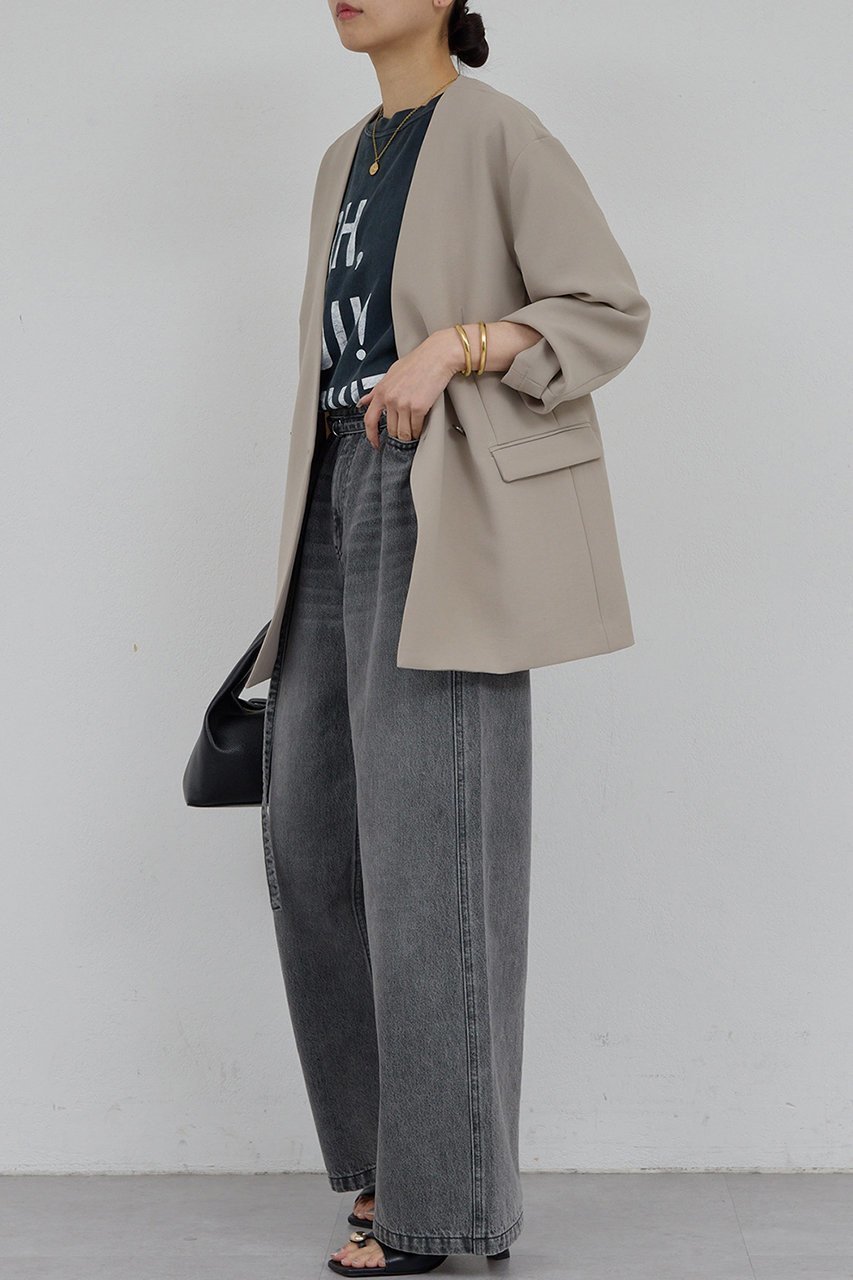 【ガリャルダガランテ/GALLARDAGALANTE】のジャージーノーカラージャケット 人気、トレンドファッション・服の通販 founy(ファニー) 　ファッション　Fashion　レディースファッション　Fashion for Women　アウター　Coat / Outerwear Collection　レディースジャケット・軽アウター　Jackets　ノーカラージャケット / シンプル上品コーデ　Collarless Jackets　2026年　2026　インナー　Innerwear　カーディガン　Cardigan, Knitwear　ジャケット　Jacket, Outerwear　エレガント 上品　Elegant　夏　Summer　旅行　Travel　春　Spring　S/S・春夏　SS, Spring/Summer, Warm Season　軽量　Lightweight, Ultra Light　other-3|ID: prp329100004832004 ipo3291000000036162295