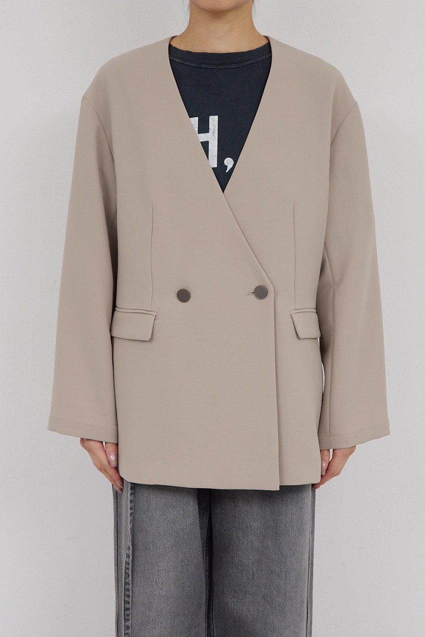 【ガリャルダガランテ/GALLARDAGALANTE】のジャージーノーカラージャケット 人気、トレンドファッション・服の通販 founy(ファニー) ファッション Fashion レディースファッション Fashion for Women アウター Coat / Outerwear Collection レディースジャケット・軽アウター Jackets ノーカラージャケット / シンプル上品コーデ Collarless Jackets インナー Innerwear カーディガン Cardigan, Knitwear ジャケット Jacket, Outerwear エレガント 上品 Elegant 再入荷 Restock / Back in Stock 旅行 Travel 軽量 Lightweight, Ultra Light other-8|ID: prp329100004832004 ipo3291000000036836897