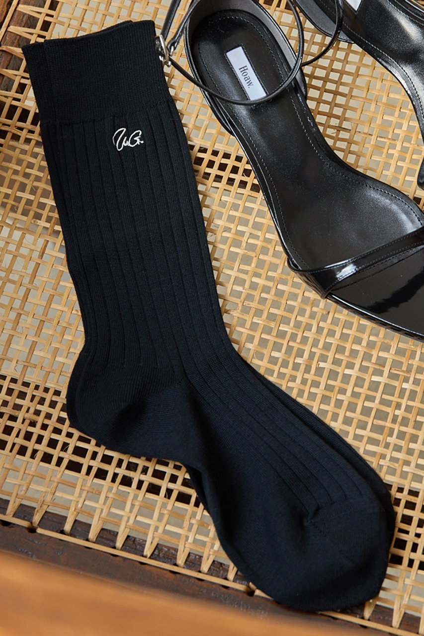 【ウィムガゼット/Whim Gazette】の刺繍ソックス インテリア・キッズ・メンズ・レディースファッション・服の通販 founy(ファニー) ファッション Fashion レディースファッション Fashion for Women ソックス&靴下 Socks & Hosiery レッグウェア・ストッキング Legwear & Hosiery 2026年 2026 なめらか Smooth, Silky Texture シルケット Silket, Silky Cotton シンプル Simple, Minimal ソックス Socks, Hosiery ヌーディ Nude, Nude Tone 夏 Summer 春 Spring S/S・春夏 SS, Spring/Summer, Warm Season ブラック|ID: prp329100004832005 ipo3291000000035183766