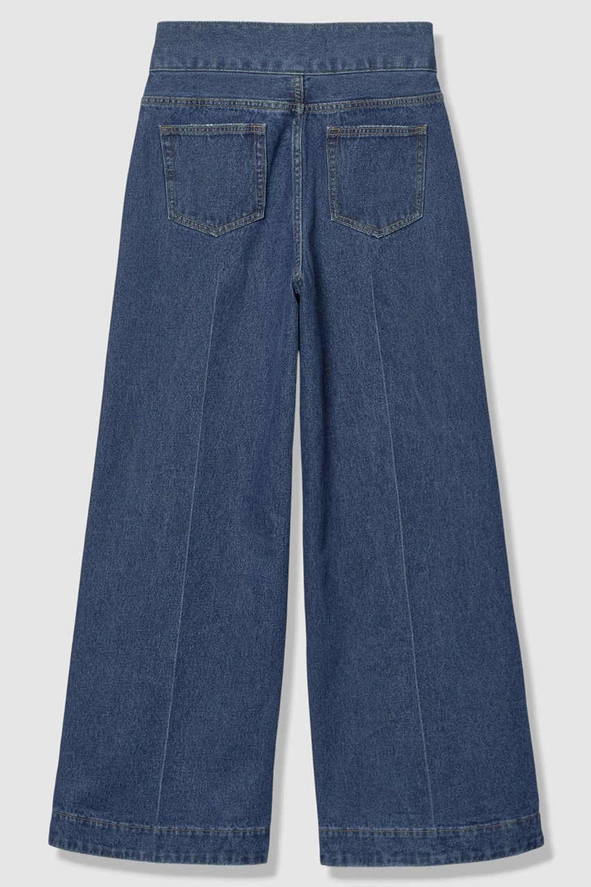 【アルアバイル/allureville】の【LOULOU WILLOUGHBY】ハイウエストワイドデニムパンツ 人気、トレンドファッション・服の通販 founy(ファニー) 　ファッション　Fashion　レディースファッション　Fashion for Women　パンツ　Pants & Trousers　デニムパンツ・ジーンズ・美脚デニム　Denim Jeans & Pants　スラックス　Slacks, Dress Pants　デニム　Denim, Jeans Material　ワイド　Wide, Wide Fit　ヴィンテージ　Vintage Style　other-2|ID: prp329100004832007 ipo3291000000035988816