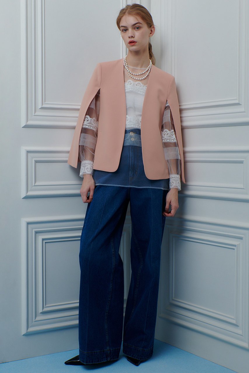 【アルアバイル/allureville】の【LOULOU WILLOUGHBY】ハイウエストワイドデニムパンツ 人気、トレンドファッション・服の通販 founy(ファニー) 　ファッション　Fashion　レディースファッション　Fashion for Women　パンツ　Pants & Trousers　デニムパンツ・ジーンズ・美脚デニム　Denim Jeans & Pants　スラックス　Slacks, Dress Pants　デニム　Denim, Jeans Material　ワイド　Wide, Wide Fit　ヴィンテージ　Vintage Style　other-4|ID: prp329100004832007 ipo3291000000035988818