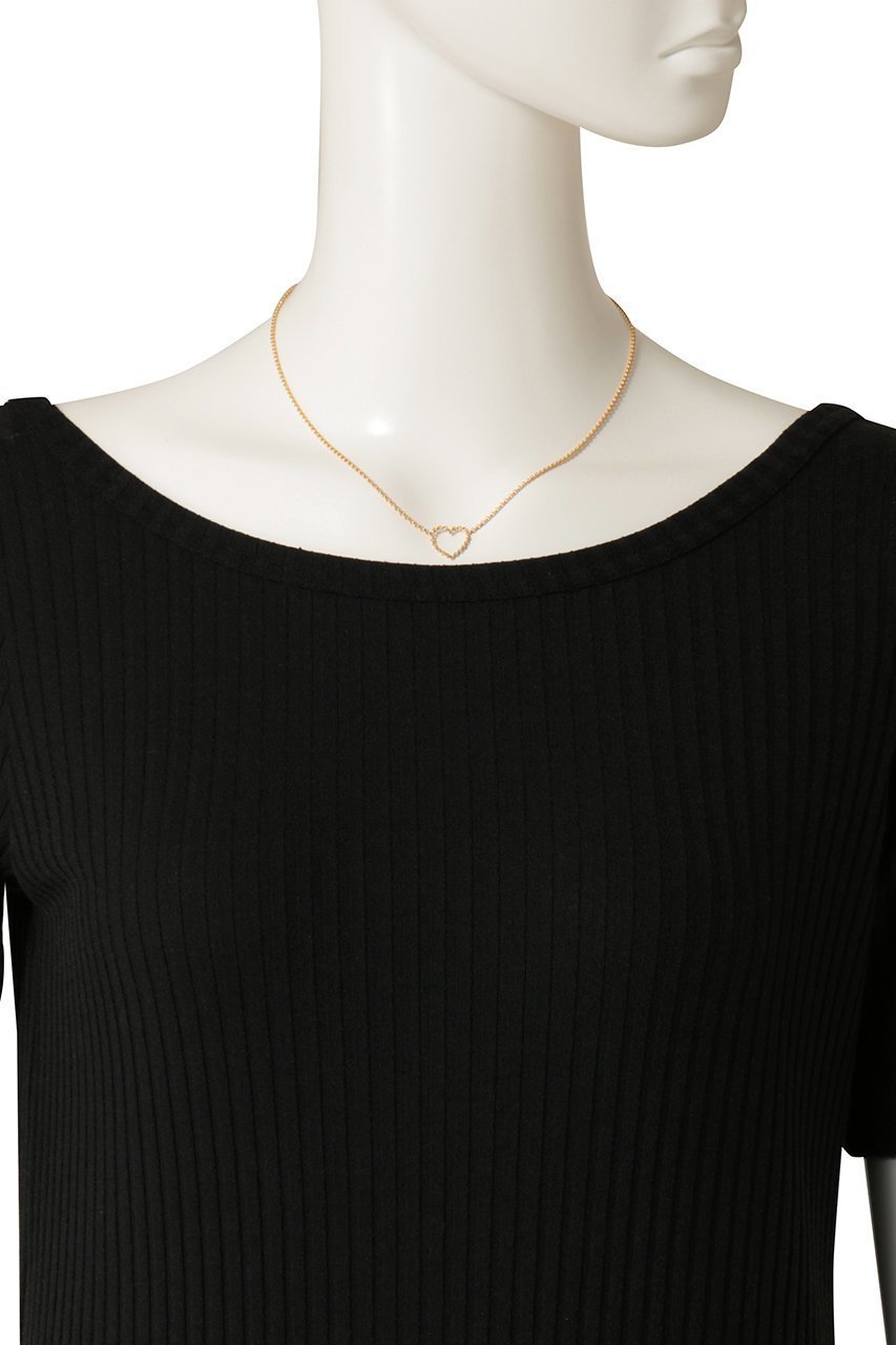 【エリオポール/heliopole】の【wePERM】Heart Half Round Chain ネックレス 人気、トレンドファッション・服の通販 founy(ファニー) 　ファッション　Fashion　レディースファッション　Fashion for Women　ジュエリー　Jewelry　ネックレス　Necklaces & Pendants　2026年　2026　シンプル　Simple, Minimal　チェーン　Chain, Chain Strap　ネックレス　Necklace, Pendant Necklace　モダン　Modern, Contemporary　夏　Summer　春　Spring　S/S・春夏　SS, Spring/Summer, Warm Season　other-2|ID: prp329100004832727 ipo3291000000035191378