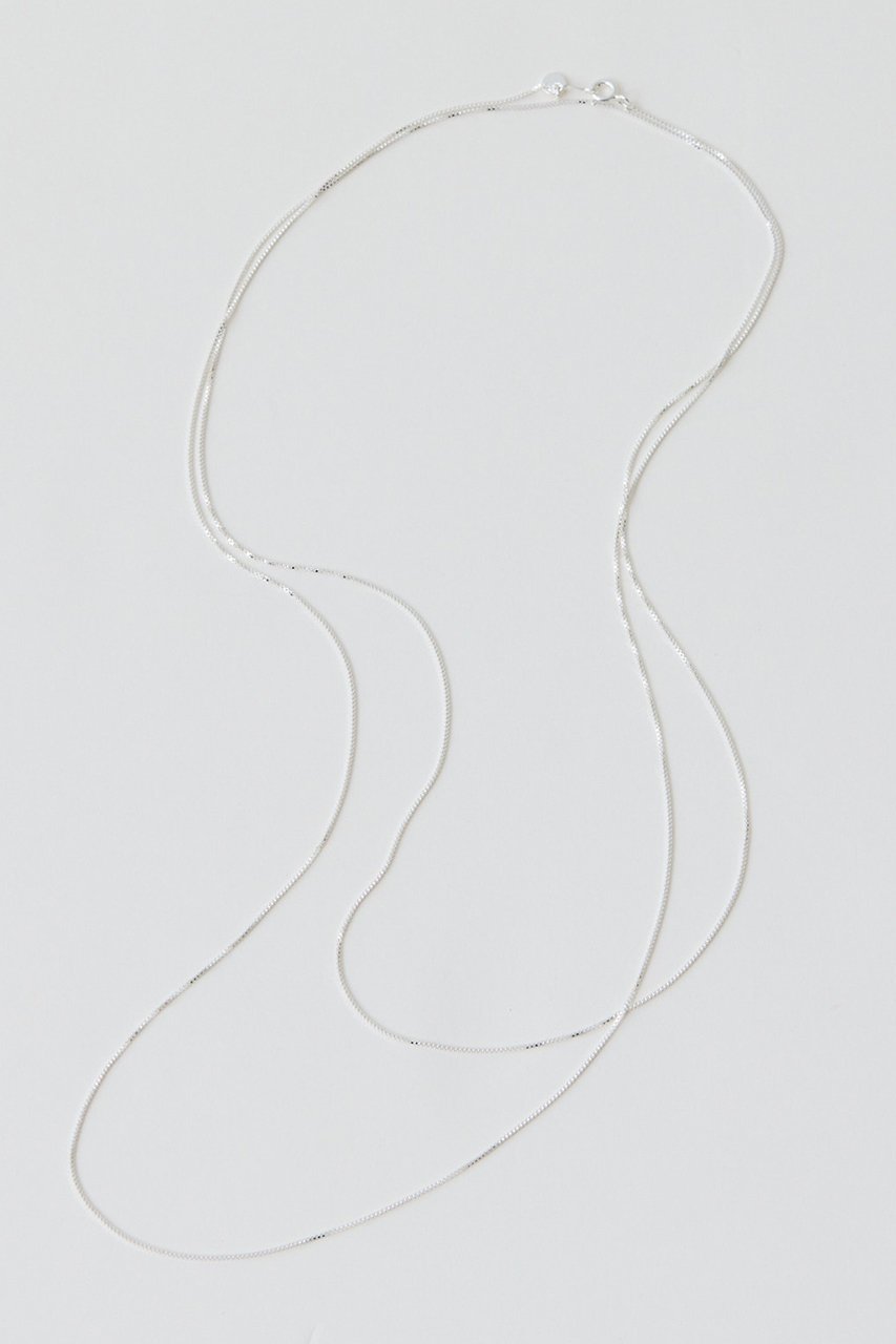 【ウィムガゼット/Whim Gazette】の【Hoaw.】ロングチェーンネックレス 人気、トレンドファッション・服の通販 founy(ファニー) 　ファッション　Fashion　レディースファッション　Fashion for Women　ジュエリー　Jewelry　ネックレス　Necklaces & Pendants　2026年　2026　なめらか　Smooth, Silky Texture　シルバー　Silver, Metallic Silver　シンプル　Simple, Minimal　スクエア　Square, Square Shape　チェーン　Chain, Chain Strap　ネックレス　Necklace, Pendant Necklace　ボックス　Boxy, Box Shape　ロング　Long, Long-Length　エレガント 上品　Elegant　夏　Summer　春　Spring　S/S・春夏　SS, Spring/Summer, Warm Season　other-4|ID: prp329100004832733 ipo3291000000035191418