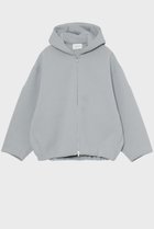 【スタニングルアー/STUNNING LURE】の【1/21 11:00販売開始】rリサイクルポリエステルフーディー 人気、トレンドファッション・服の通販 founy(ファニー) ファッション Fashion レディースファッション Fashion for Women トップス・カットソー Cut & Sew Tops シャツ・ブラウス・オフィスカジュアル Elegant Blouses & Button-Ups レディースパーカー・カジュアルフーディー Casual Hoodies & Sweatshirts ロングTシャツ・Tシャツ Longline T-Shirts & Tees スウェット・クルーネックトップス Sweatshirts & Crewnecks / Relaxed Fit Sweat Tops カットソー・ベーシックTシャツ Cut-and-Sewn Tops / Stretch Tees & Basics 2026年 2026 パターン Pattern, Design Print フォルム Silhouette, Form ボンディング Bonding, Bonded Fabric 切替 Switching, Contrast Panel 夏 Summer 春 Spring S/S・春夏 SS, Spring/Summer, Warm Season thumbnail ライトグレー|ID: prp329100004832740 ipo3291000000035191471