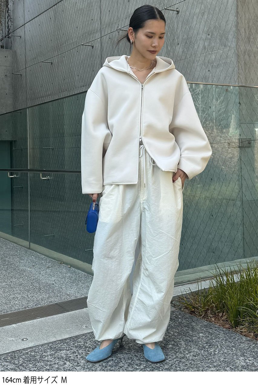 【スタニングルアー/STUNNING LURE】のrリサイクルポリエステルフーディー 人気、トレンドファッション・服の通販 founy(ファニー) 　ファッション　Fashion　レディースファッション　Fashion for Women　トップス・カットソー　Cut & Sew Tops　シャツ・ブラウス・オフィスカジュアル　Elegant Blouses & Button-Ups　レディースパーカー・カジュアルフーディー　Casual Hoodies & Sweatshirts　ロングTシャツ・Tシャツ　Longline T-Shirts & Tees　スウェット・クルーネックトップス　Sweatshirts & Crewnecks / Relaxed Fit Sweat Tops　カットソー・ベーシックTシャツ　Cut-and-Sewn Tops / Stretch Tees & Basics　2026年　2026　パターン　Pattern, Design Print　フォルム　Silhouette, Form　ボンディング　Bonding, Bonded Fabric　再入荷　Restock / Back in Stock　切替　Switching, Contrast Panel　夏　Summer　春　Spring　S/S・春夏　SS, Spring/Summer, Warm Season　other-6|ID: prp329100004832740 ipo3291000000035259846