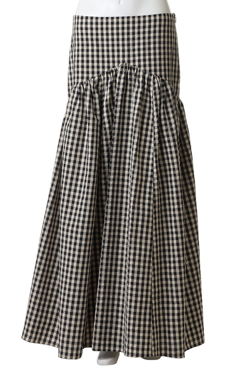 【マノフ/MANOF】のHIGH WAIST TIERED SKIRTボトムス 人気、トレンドファッション・服の通販 founy(ファニー) 　ファッション　Fashion　レディースファッション　Fashion for Women　スカート　Skirts　ティアードスカート　Tiered Skirts　ロングスカート　Long Skirts / Maxi & Midi Skirts　2026年　2026　おすすめ　Recommended / Our Picks　ギャザー　Gathered, Ruffled　シェイプ　Shape, Slim Fit　スウェット / スエット　Sweatshirt, Sweatwear　ミックス　Mix, Mixed Style　リボン　Ribbon, Bow　ロング　Long, Long-Length　夏　Summer　春　Spring　S/S・春夏　SS, Spring/Summer, Warm Season　other-2|ID: prp329100004832741 ipo3291000000035191486