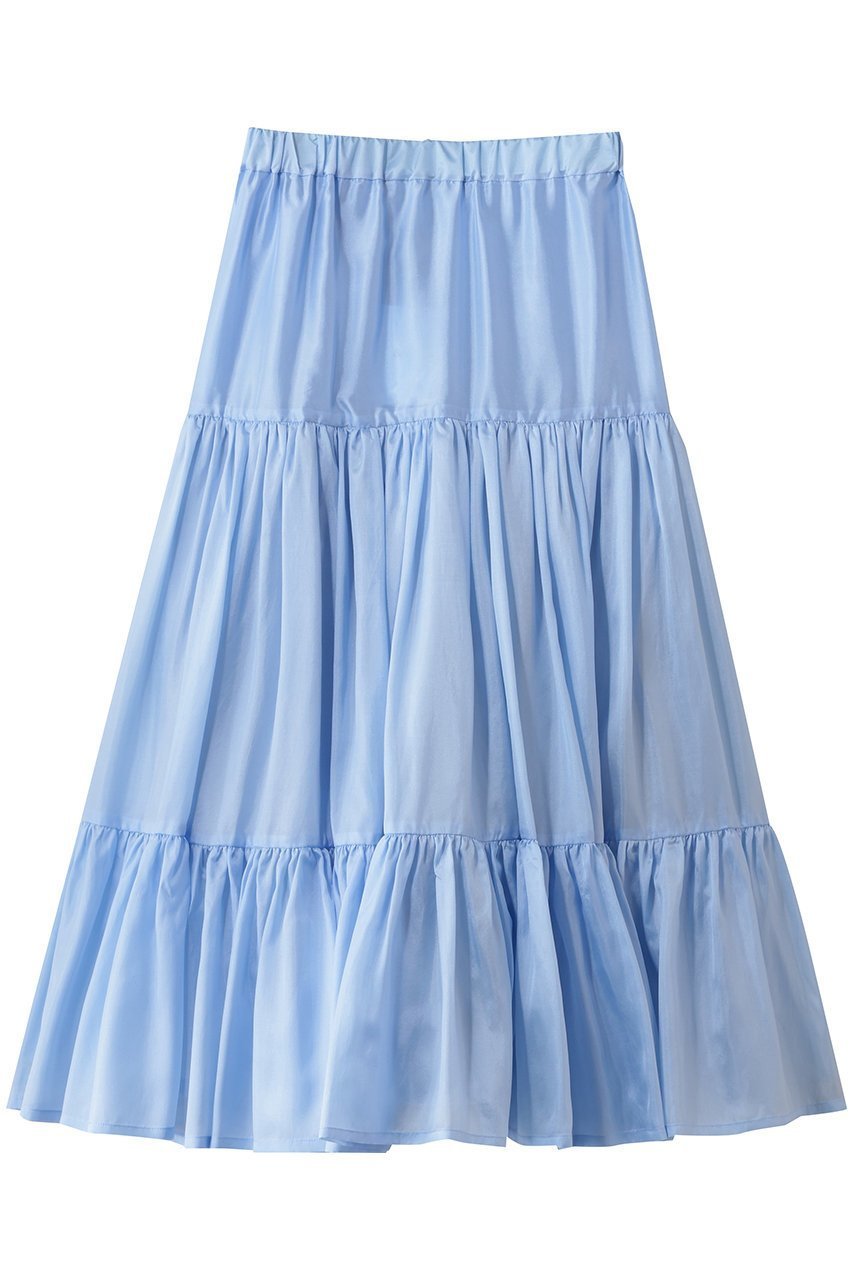 【サイ サイベーシックス/Scye SCYE BASICS】のSilk Parachute Cloth ティアード スカート インテリア・キッズ・メンズ・レディースファッション・服の通販 founy(ファニー) ファッション Fashion レディースファッション Fashion for Women スカート Skirts ティアードスカート Tiered Skirts ロングスカート Long Skirts / Maxi & Midi Skirts 2026年 2026 ギャザー Gathered, Ruffled シルク Silk, 100% Silk スペシャル Special, Limited Edition ティアード Tiered, Tiered Style ドレープ Drape, Draping Fabric ロング Long, Long-Length 夏 Summer 春 Spring S/S・春夏 SS, Spring/Summer, Warm Season サックスブルー|ID: prp329100004832743 ipo3291000000035191500