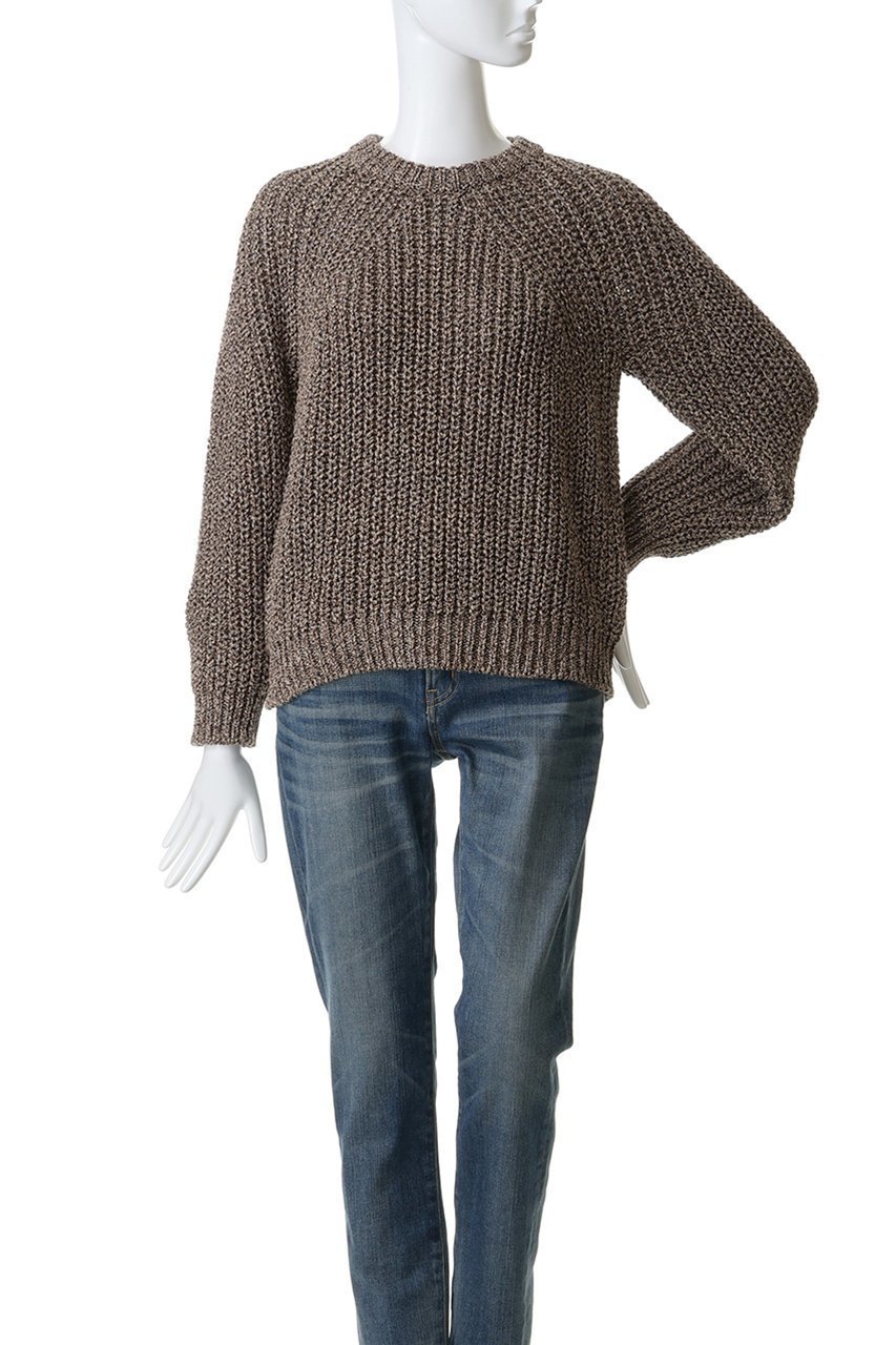 【バトナー/BATONER】のMIXED COLOR シグネチャー クルーネック 人気、トレンドファッション・服の通販 founy(ファニー) 　ファッション　Fashion　レディースファッション　Fashion for Women　トップス・カットソー　Cut & Sew Tops　ニット　Knit Tops & Sweaters　カジュアルプルオーバー・ニットトップス　Pullovers & Knit Tops / Casual Pullovers　2026年　2026　コーティング　Coating, Coated Finish　シンプル　Simple, Minimal　フラット　Flat, Flat Shoes　ミックス　Mix, Mixed Style　夏　Summer　春　Spring　S/S・春夏　SS, Spring/Summer, Warm Season　other-2|ID: prp329100004832764 ipo3291000000035191640