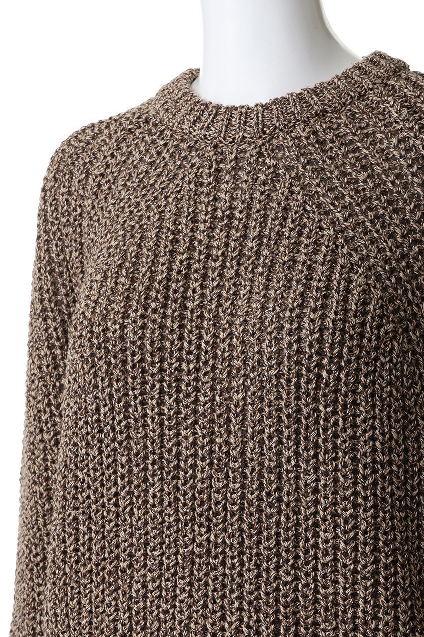 【バトナー/BATONER】のMIXED COLOR シグネチャー クルーネック 人気、トレンドファッション・服の通販 founy(ファニー) 　ファッション　Fashion　レディースファッション　Fashion for Women　トップス・カットソー　Cut & Sew Tops　ニット　Knit Tops & Sweaters　カジュアルプルオーバー・ニットトップス　Pullovers & Knit Tops / Casual Pullovers　2026年　2026　コーティング　Coating, Coated Finish　シンプル　Simple, Minimal　フラット　Flat, Flat Shoes　ミックス　Mix, Mixed Style　夏　Summer　春　Spring　S/S・春夏　SS, Spring/Summer, Warm Season　other-5|ID: prp329100004832764 ipo3291000000036091899