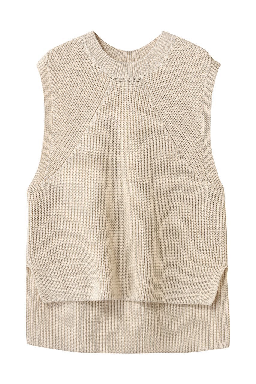 【バトナー/BATONER】のシグネチャー クルーネック ベスト インテリア・キッズ・メンズ・レディースファッション・服の通販 founy(ファニー) ファッション Fashion レディースファッション Fashion for Women トップス・カットソー Cut & Sew Tops ニット Knit Tops & Sweaters ベスト&ジレ / 重ね着スタイル Vests & Gilets カジュアルプルオーバー・ニットトップス Pullovers & Knit Tops / Casual Pullovers 2026年 2026 ベスト Vest, Waistcoat ベーシック Basic, Essential 夏 Summer 定番 Standard, Basic Item 春 Spring S/S・春夏 SS, Spring/Summer, Warm Season アイボリー|ID: prp329100004832766 ipo3291000000035191649